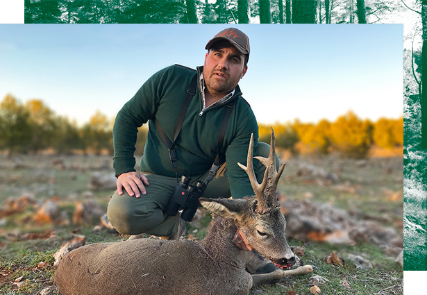 Hunting Roe Deer in Spain, hunt roe deer Spain, Iberia hunt roe deer Spain gold medal, hunting roebuck Spain gold medal, hunt iberian roebuck